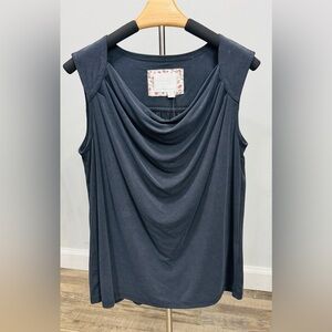 Maeve by Anthropologie Draped Cowl Neck Top XS